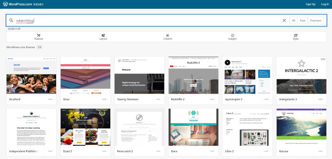WordPress themes