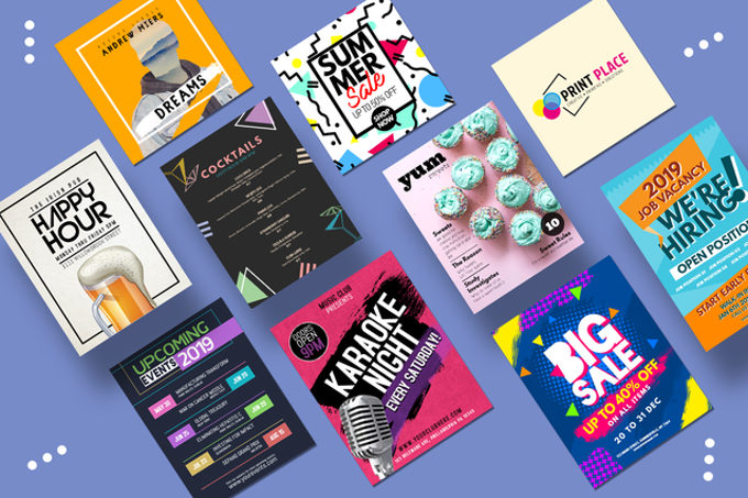 Flyer template design