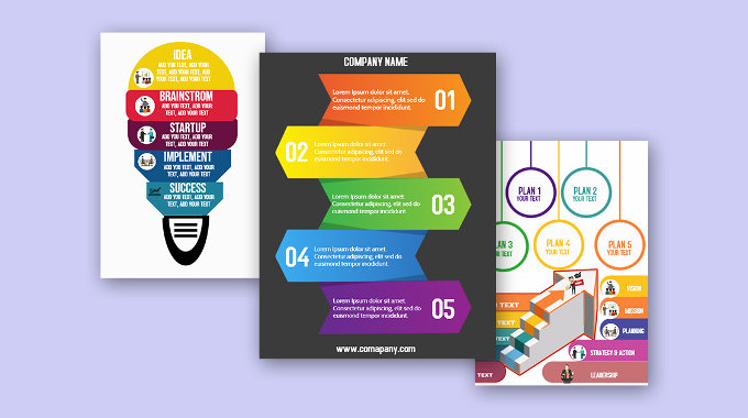 Infographic template design